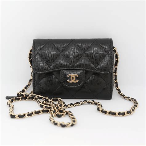 chanel mini wallet on chain price|Chanel small wallet on chain.